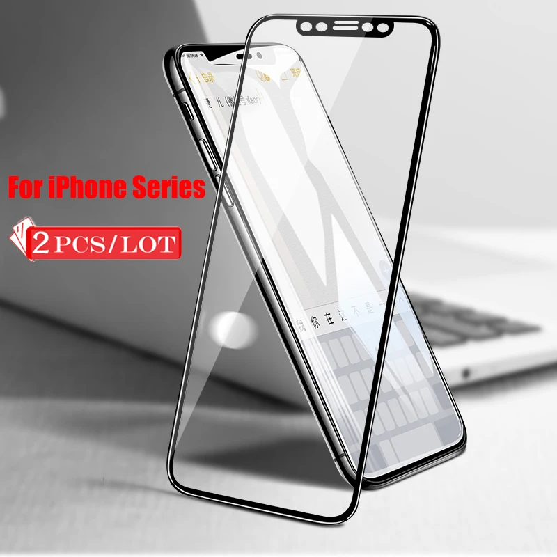Закаленное стекло aiPhone для Apple iPhone 11 Pro 2 шт. защита экрана Защитное Max пленка iPhone11 |