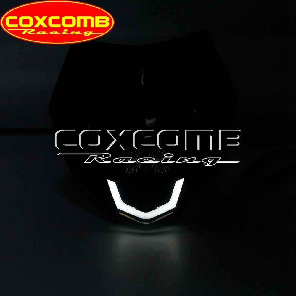 Светодиодные фары Supermoto для внедорожников дальнего/ближнего света обтекательная