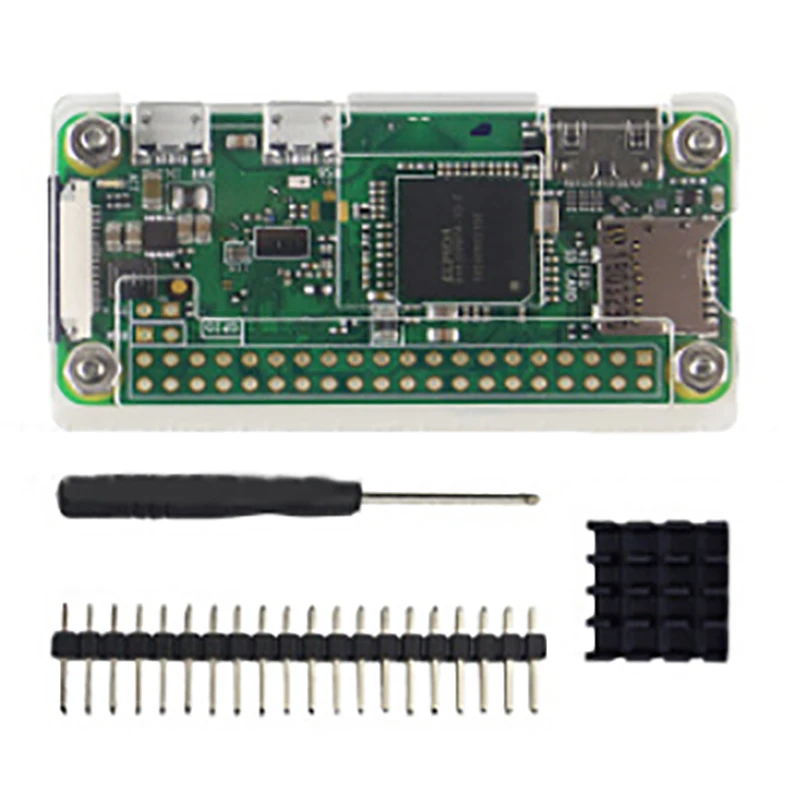 Акриловый чехол 4 в 1 комплект для Raspberry Pi Zero с акрилловым покрытием виде ракушки +