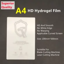 10pcs A4 Superior Quality HD Hydrogel Film For iPad Screen Protector Scratch Proof Self Recovery Blade Cutting Machine TPU Film