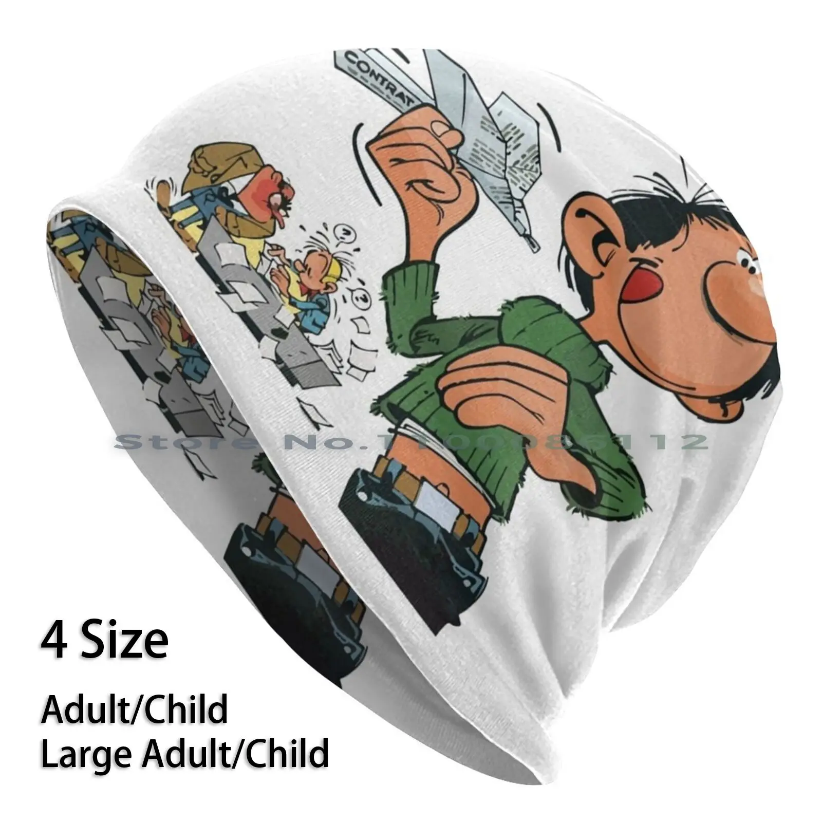 

Gaston Lagaffe At The Office Beanies Knit Hat Gaston Lagaffe Flater Guust Veronica Magazine Gids Guide Tv Cartoon Commic Strip