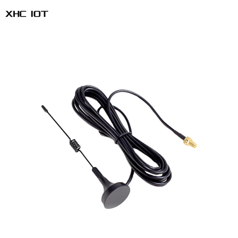 Фото 2,4 ГГц Wifi Uhf присоска антенна SMA Мужская телефон XHCIOT с высоким коэффициентом усиления 1,5 дБи 2,4 м Удлинительный кабель uhf g радиоантенна №2