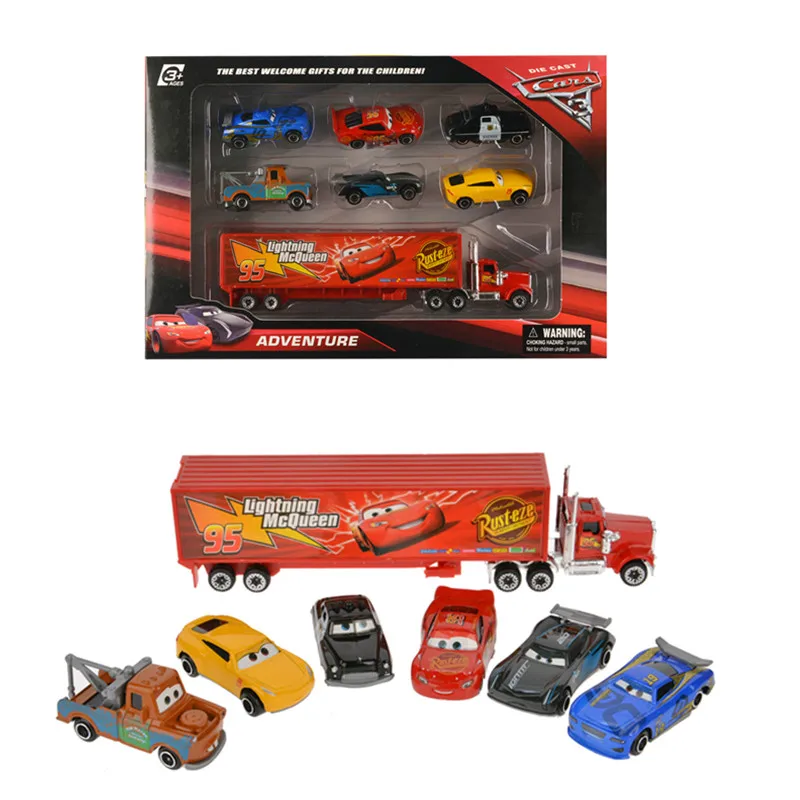 

Disney Pixar машина 3 Молния Маккуин Джексон шторм Мак дядя грузовик 1:55 литая пластиковая модель автомобиля игрушка подарок на день рождения для ...