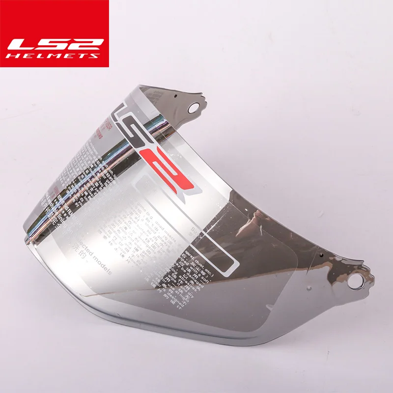 Original LS2 mx433 motorrad helm visier getönte schild geeignet für LS2 mx455 vier farben Klar Silber Schwarz Regenbogen