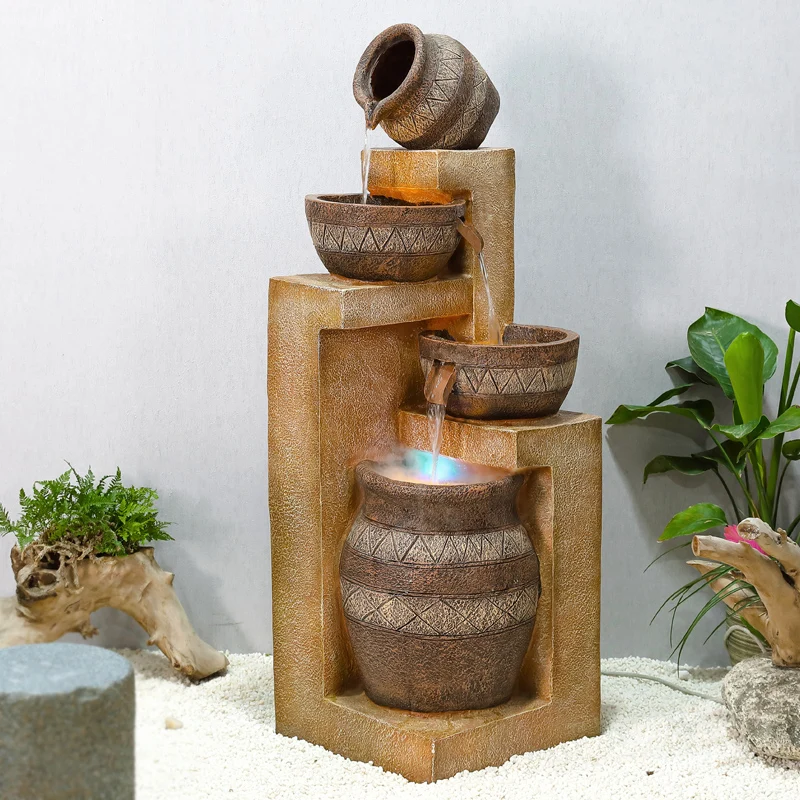 Украшение фонтана домашний декор тенденции домашнего садоводства украшение фэн