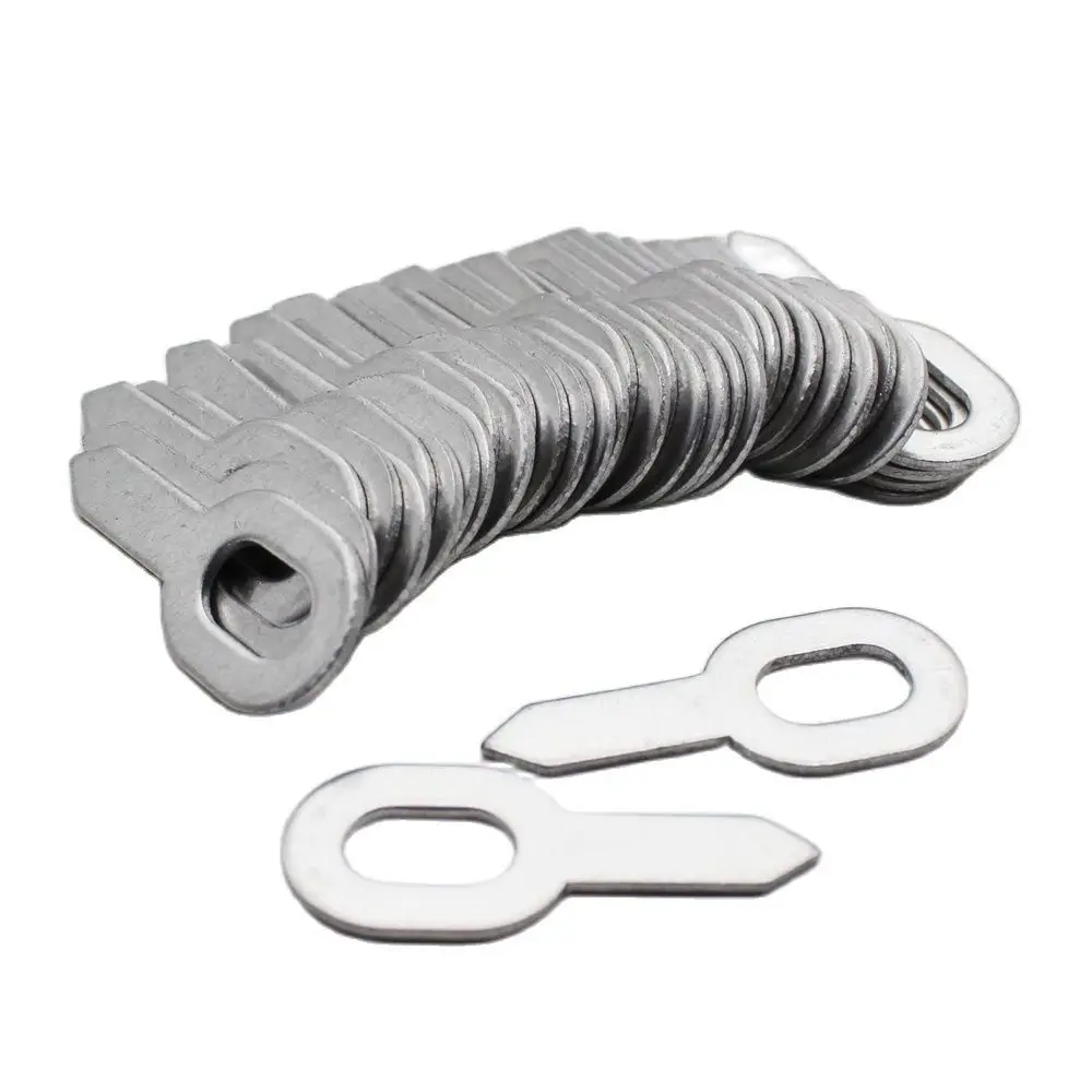 

100 шт., алюминиевые прямые выдвижные кольца для удаления вмятин на кузове автомобиля