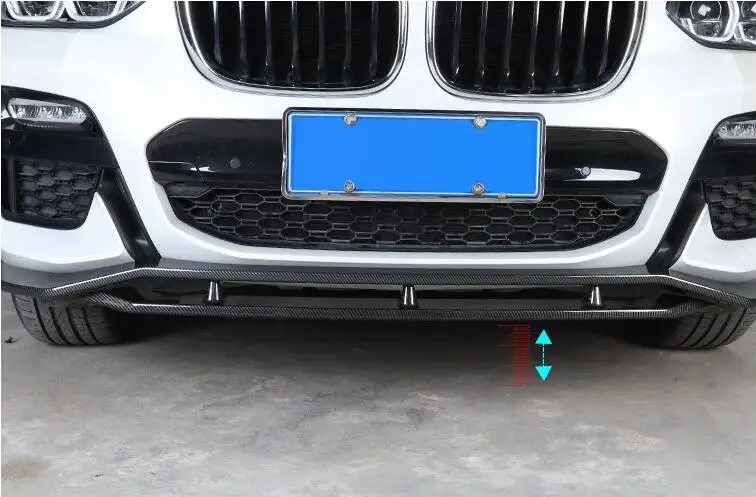 Новый G01 X3 ABS Краски автомобильный удлинитель переднего бампера диффузор спойлер