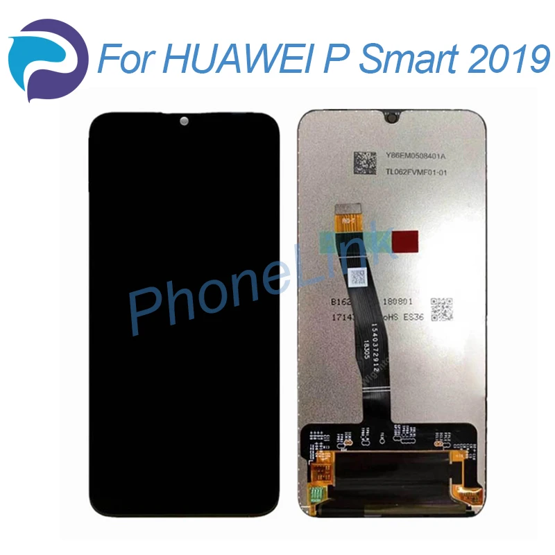 Сенсорный ЖК экран P smart 2019 2340*1080 дигитайзер сменный дисплей в сборе POT