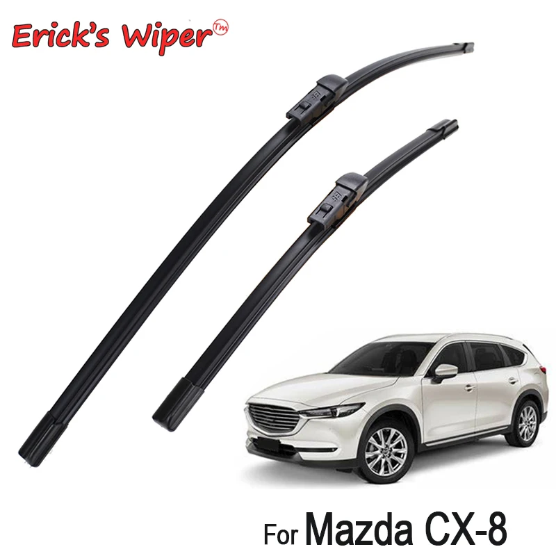 

Erick's Wiper LHD Front Wiper Blades For Mazda CX-8 2017 2018 2019 2020 Windshield Windscreen Front Window 24"+18"