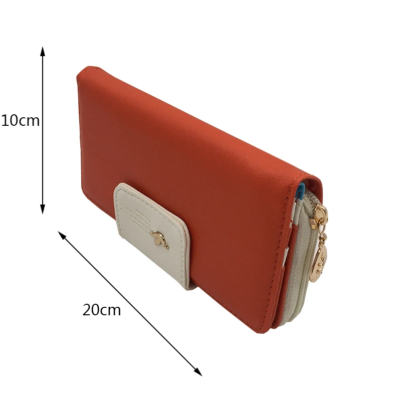 

Hot Sale Ladies Purses Female Brand Wallets Women Long Zipper Coin Purse Woman Wallet PU Leather Card Holder Colorful Clutch Bag