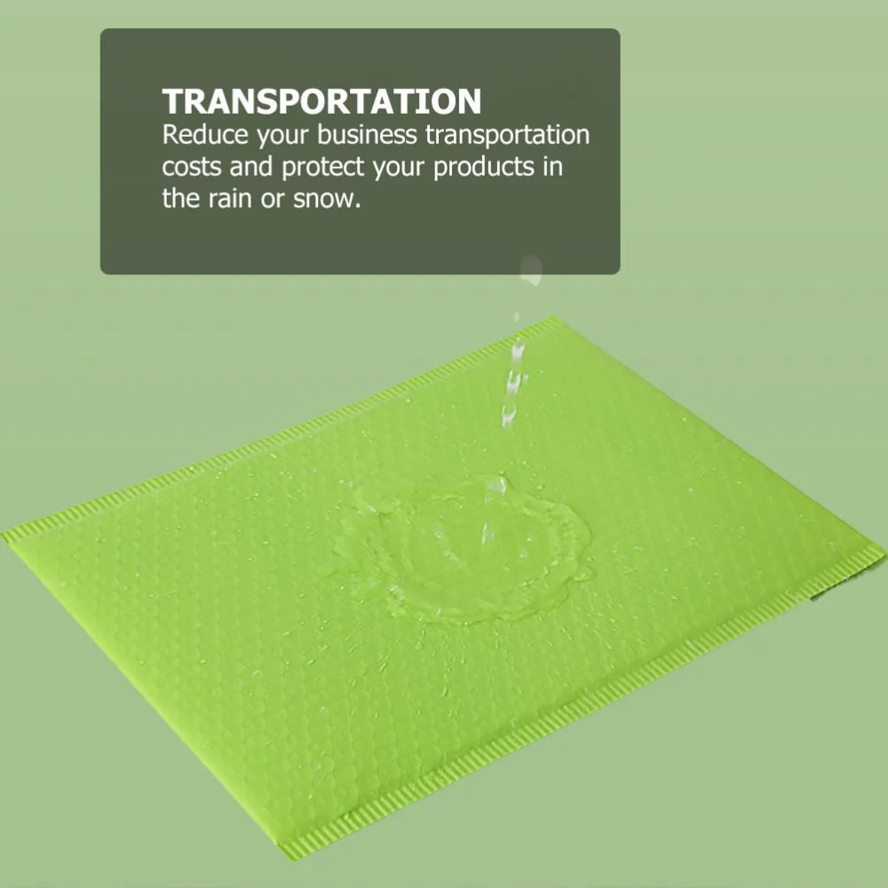 

20Pcs Thickened Matte Film Bubble Bag Waterproof Shakeproof Bag Courier Pack Bag