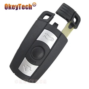 Чехол для автомобильного брелока OkeyTech, с 3 кнопками, для BMW E60, E90, E92, E70, E71, E72, E82, E87, E88, E89, X5, X6, для 1, 3, 5, 6 Series
