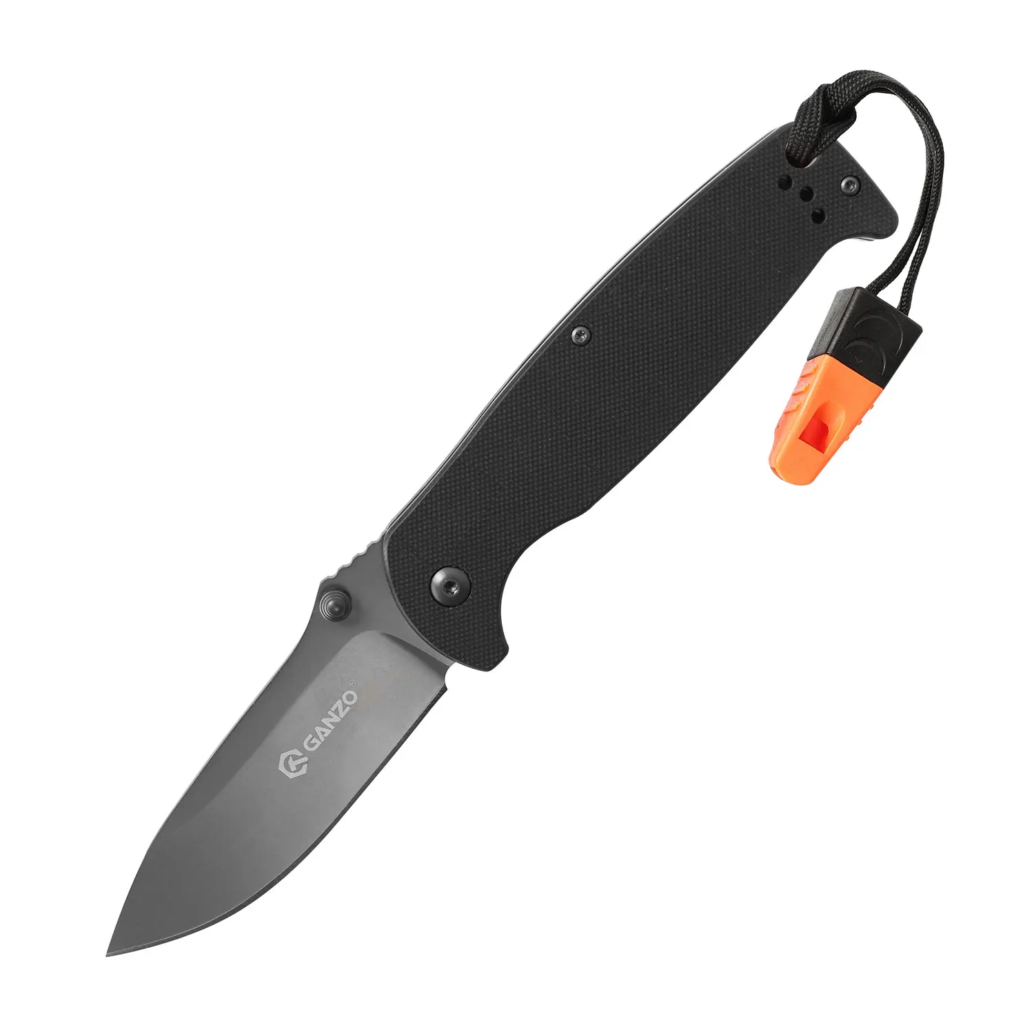 Складной нож Ganzo G7413 440C G10 карманный тактический Клинок с рукояткой и свистком 58