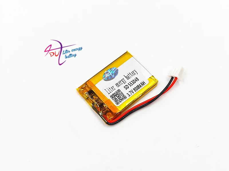 XH2.54 553040 3 7 V 800mAh 603040 литий полимерная аккумуляторная батарея для Mp3 Mp4 Mp5|polymer