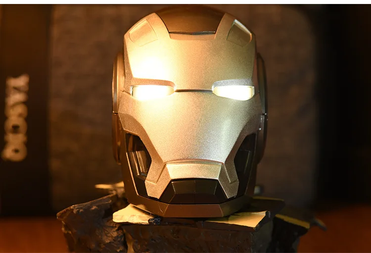 Динамик super hero s Bluetooth Колонка Iron Man Подарочный динамик с FM-радио поддержка TF-карты
