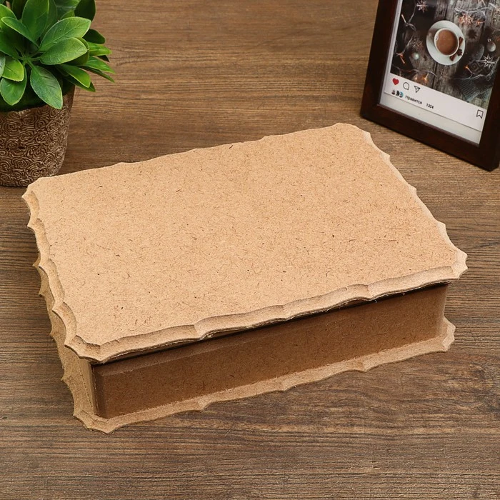 Шкатулка фигурная большая для декора из МДФ 23х17 5х6 см 4531786