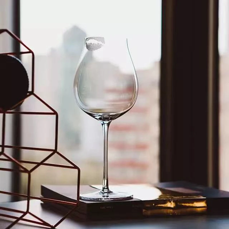 

Lip Print Cup Gift Box Wine Glass Red Wine Glass Set Goblet Home Crystal Goblet