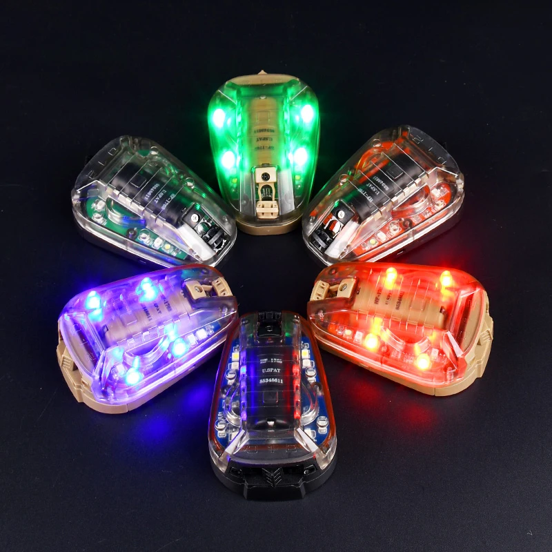 Outdoor Tactical HEL-STAR 6 6 GENⅢ Helmets Strobe Light Waterproof Ladybird Lamp Outdoor Survival Safety IR Flashlight hunting
