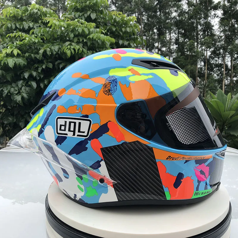 Зимние мотоциклетные мизано руки шлем с черный козырьком Шлем Гонки анфас