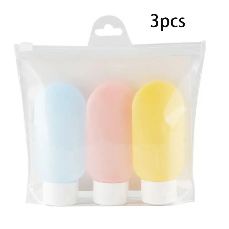 

Hose Extrusion Lotion Bottle Shampoo Facial Cleanser Shower Gel Packing Washing Bag Travel Portable Bottle E65F