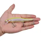 1 шт. Рыболовная Приманка Minnow 110 мм, 15 гр., погружная жесткая приманка, воблер джиг-приманки приманка для ловли карпа, черной рыбы, полосатого окуня, Pesca рыболовные снасти SwimBait