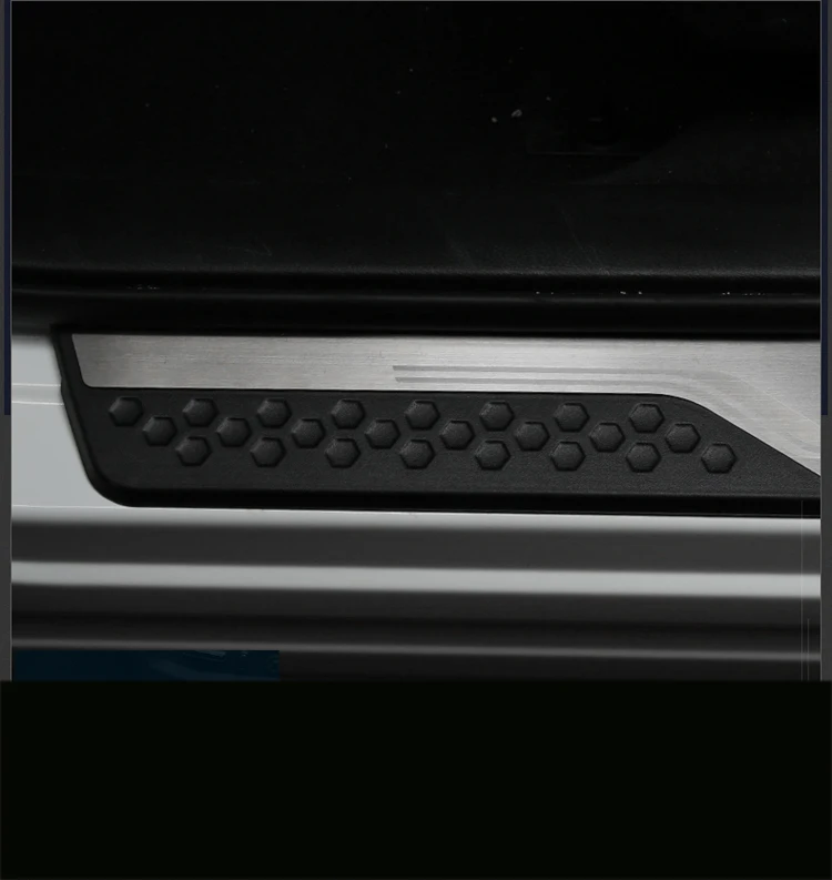 Наклейка ABS для стайлинга автомобиля порог двери приветственная педаль внешняя