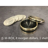 m box by jimmy fan morgan size%ef%bc%89magic tricks okito coin box magia stage close up magie penetrate magica illusion gimmick props