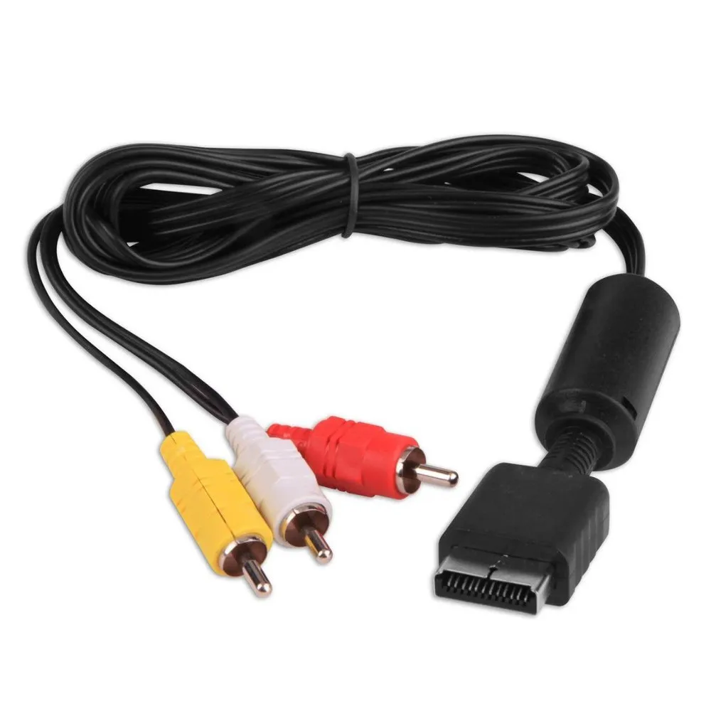 Av Аудио Видео кабель шнур Rca A/v 6z для тонкой Playstation Ps1 Ps2 Ps3 | Электроника