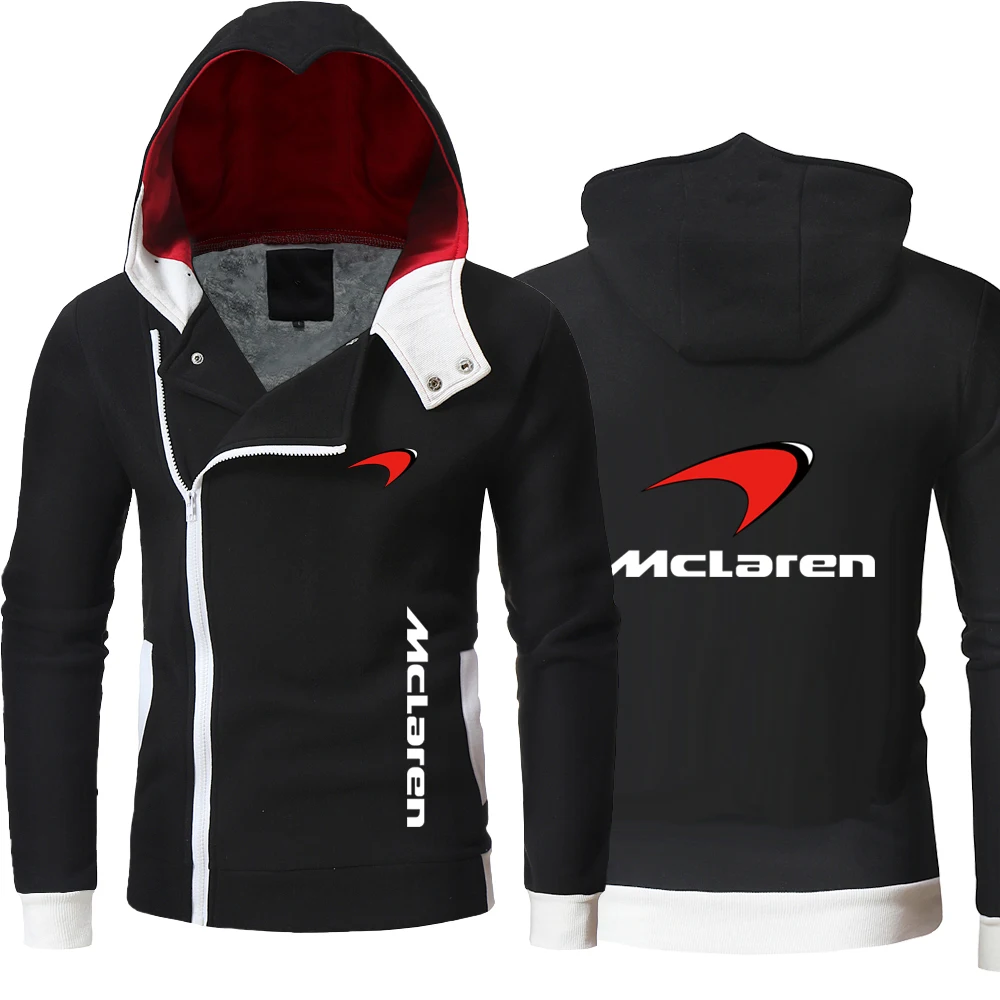 

2022 New Mclaren Men's Clothing Fleece Waterproof Fishing Jackets Winter Fashion Thicken Slim Zipper Warm High Quality Outwear