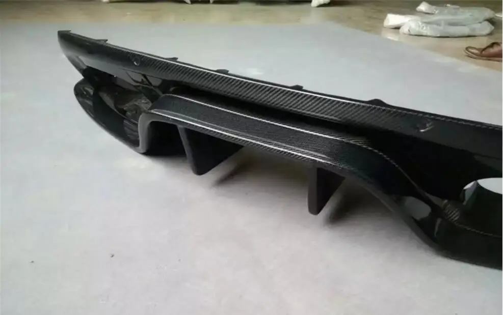 Карбоновый задний бампер для губ автомобильный диффузор подходит Jaguar F Тип 2014 2015