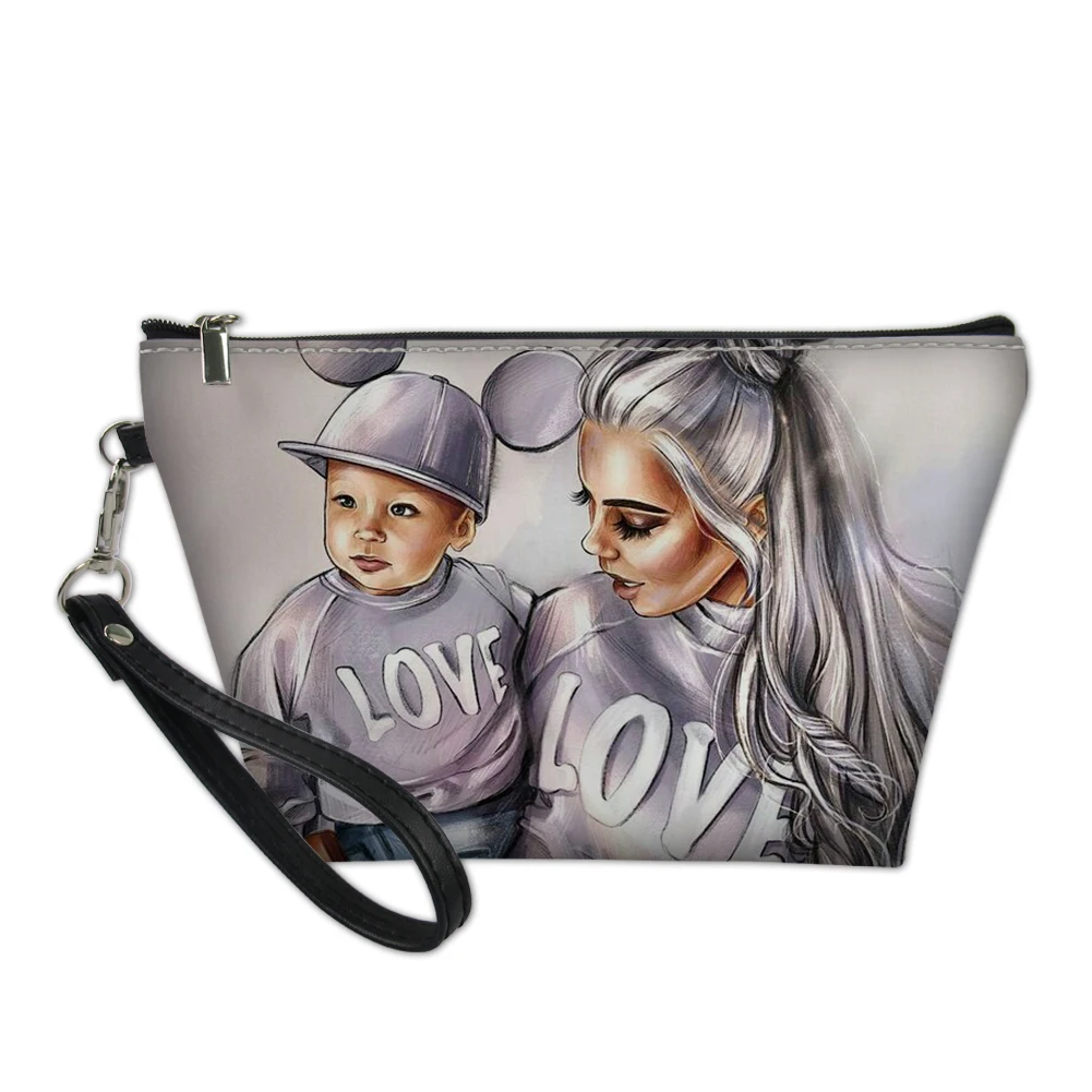 Косметичка THIKIN Super Mama and Baby для женщин и девочек дорожная сумочка из искусственной