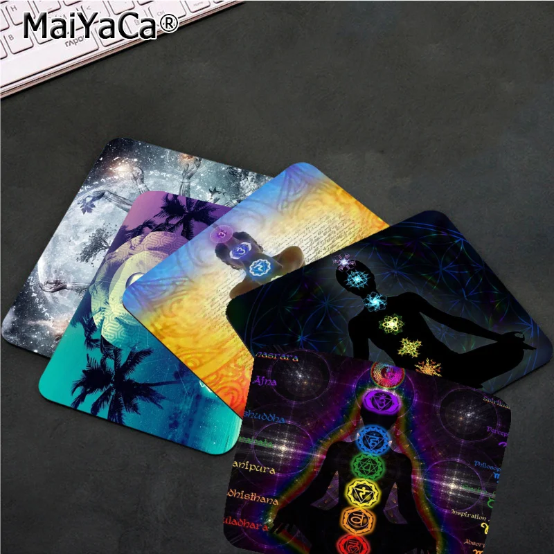 

MaiYaCa Simple Design Meditation yoga Gamer Speed Mice Retail Small Rubber Mousepad Smooth Writing Pad Desktops Mate mouse pad