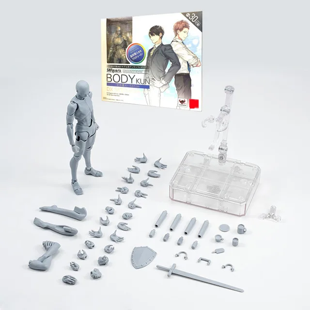 Аниме Archetype He She Ferrite Figma подвижные тела Feminino KUN Body Chan ПВХ фигурка модель игрушки кукла для коллекционирования - Цвет: huisenan3