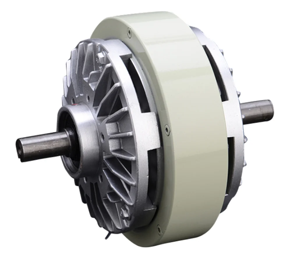 Двойной вал Электромагнитная Порошковая муфта 6Nm 0 6 кг двойной 2 х осевой DC 24V