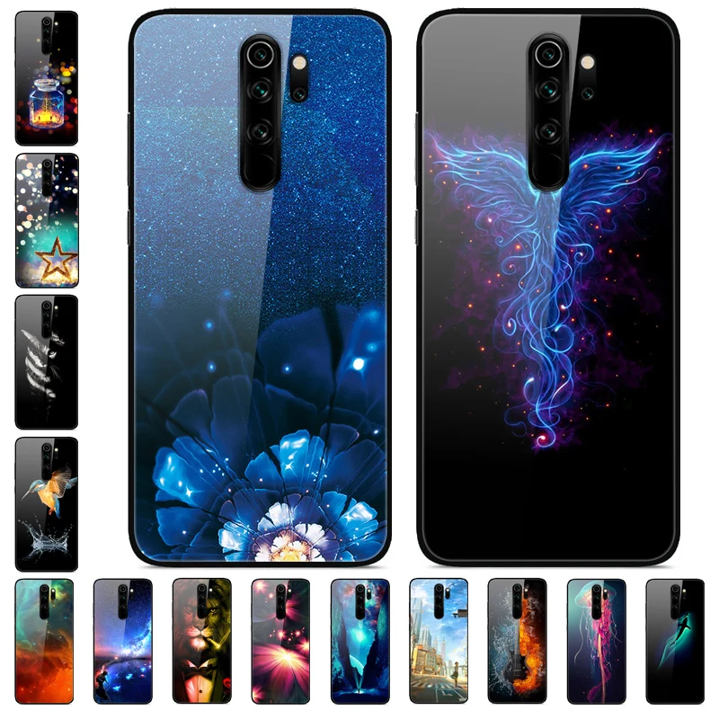 Для Xiaomi Redmi Note 8 Pro Чехол из закаленного стекла жесткий стеклянный чехол для телефона для Xiaomi Redmi Note 8 чехол для Redmi Note 8T Note8