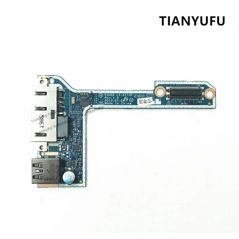 USB плата для Lenovo ThinkPad S540 с питанием постоянного тока 04X5186 VIUS6 ноутбука
