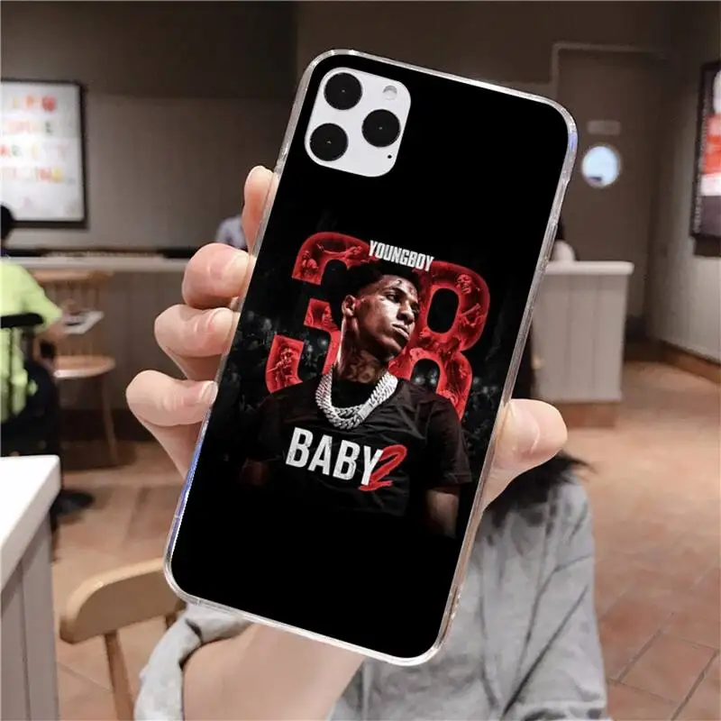 

Dabieshu Rapper Youngboy Never Broke Again Soft Phone Case Capa for iPhone 11 pro XS MAX 8 7 6 6S Plus X 5S SE 2020 XR cover