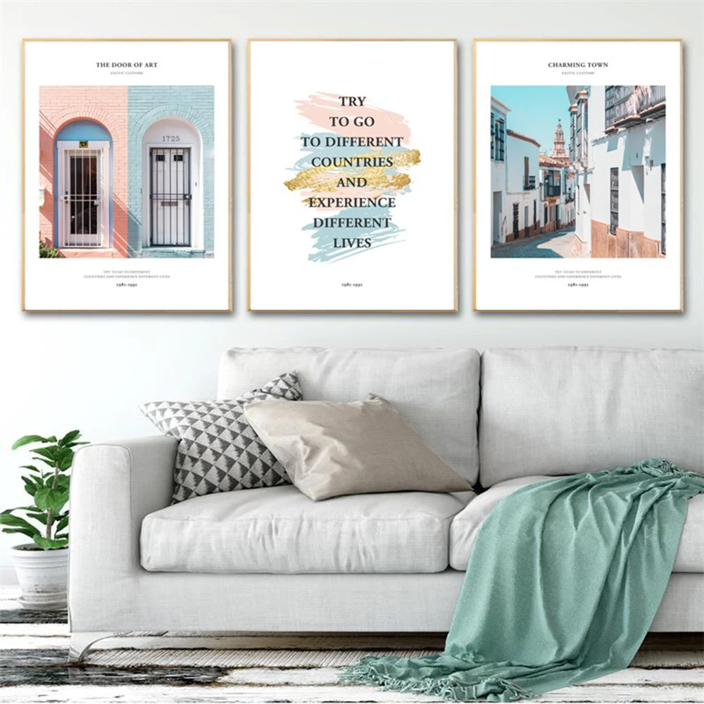 

Nordic Landscape Poster And Print Canvas Painting Wall Picture For Bedroom Decor Living Room Decor Pictures On The Wall