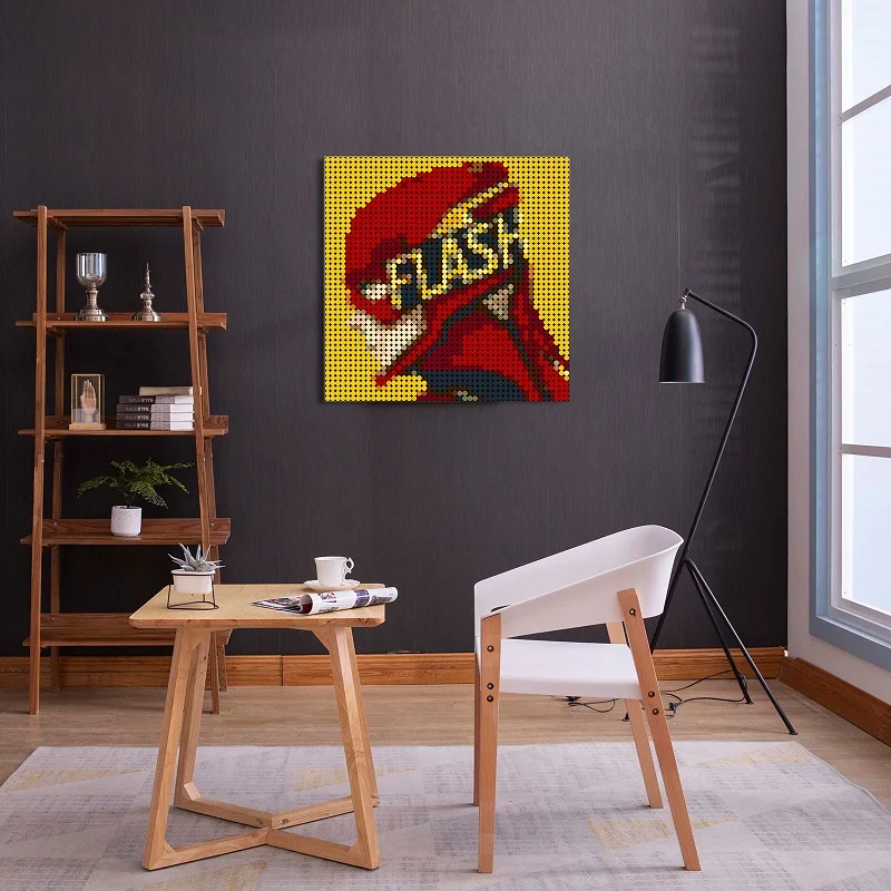 

DIY Famous Movie Figures Character Mosaic Painting Bricks Sets Movie Pixel Art Decorative Building Blocks Model Toys For Gift