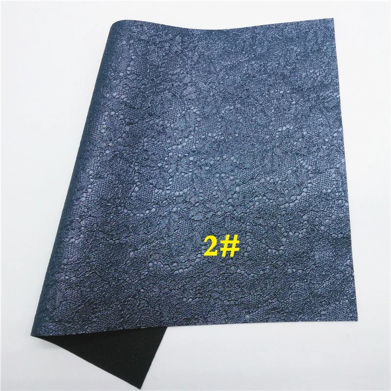 Glitterwishcome 21X29 см A4 размер винил для бантов кружево тиснение искусственная ткань, синтетическая искусственная кожа листы для бантов, GM608A - Цвет: 2