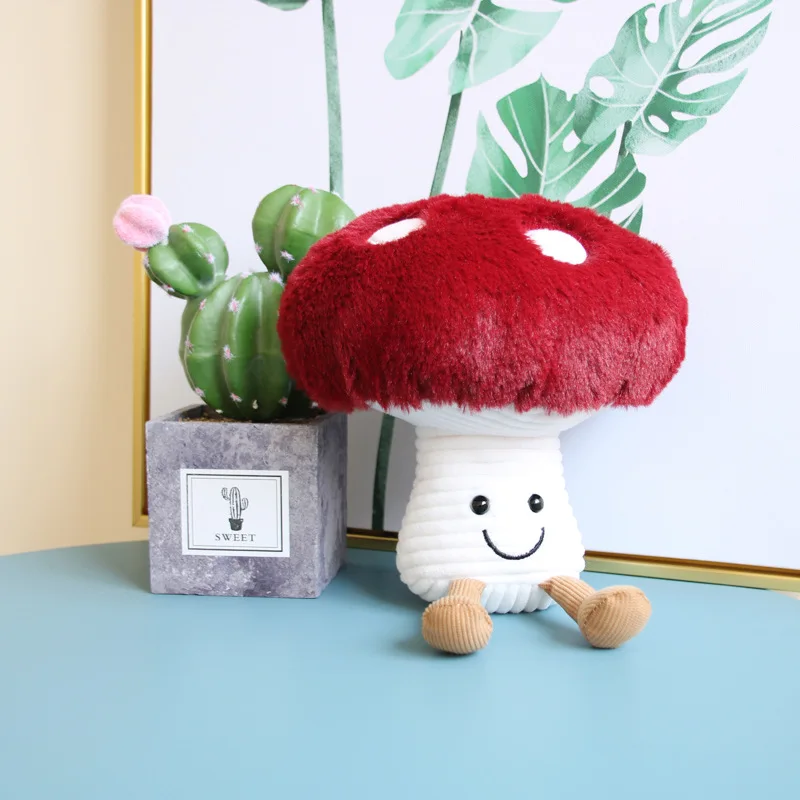 

16-45cm Creative Cute Small Mushroom Plush Toys Stuffed Vegetables Mushroom Soft Plush Doll Toy Kids Child Baby Toys Kawaii Gift