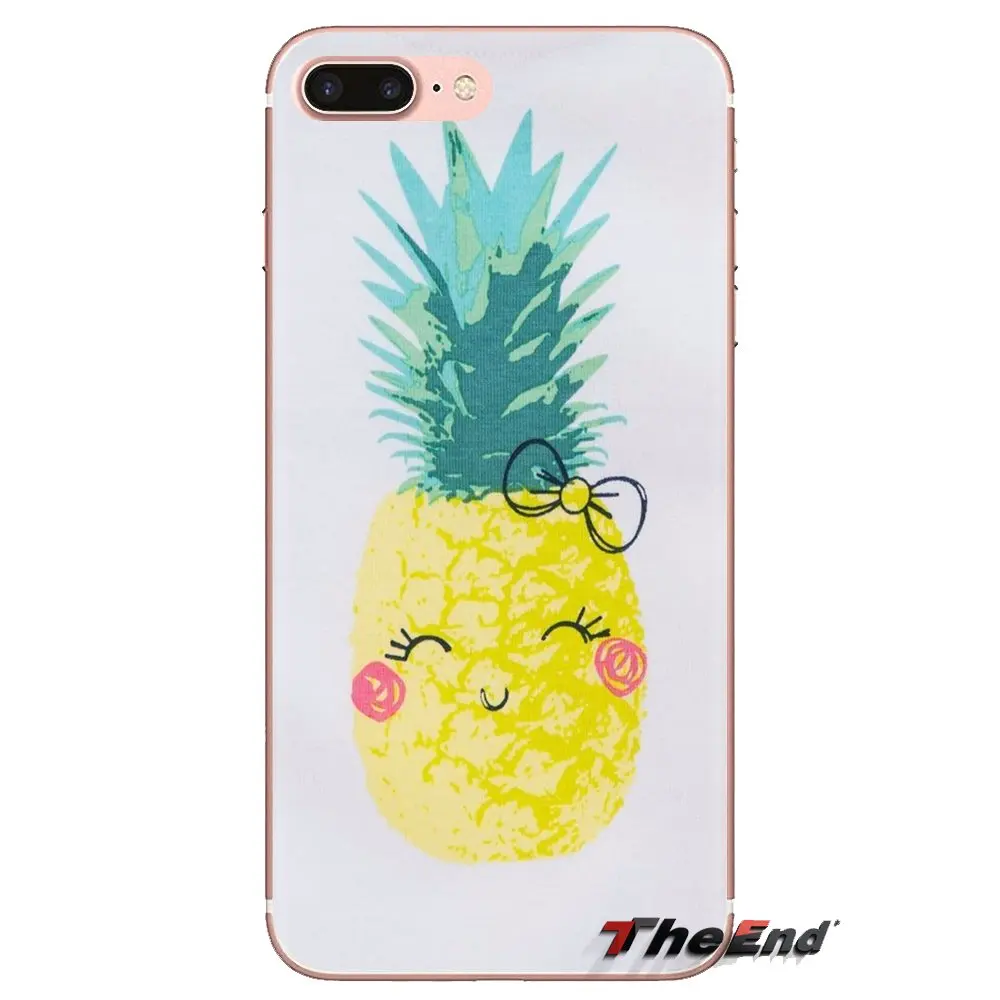 Pineapple Fruit For Samsung Galaxy S3 S4 S5 Mini S6 S7 Edge S8 S9 S10 Plus Note 3 4 5 8 9 Soft Transparent Cases Covers |