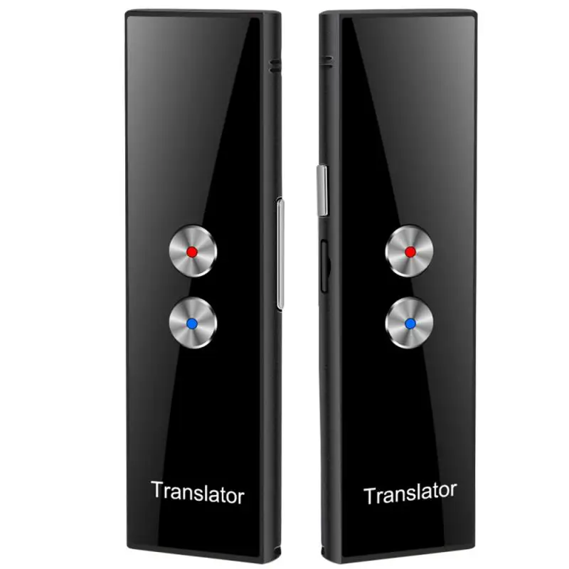 

Bluetooth 68 Languages Real Time Smart Voice Translator Two-Way Multi-Language Translation Travel With Music Play