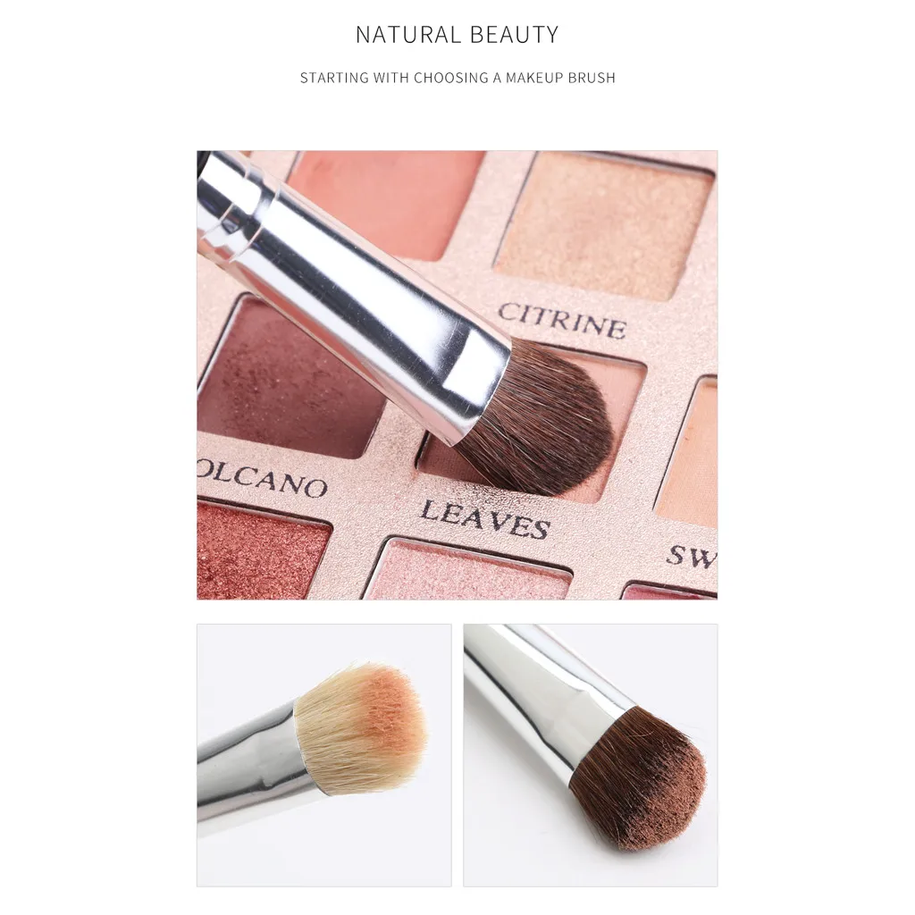 

2Pc Double nose shadow brush Multifunctional Brush Makeup Cosmetic Tool Concealer Blending Brush Nose shadow Cleansing #0520