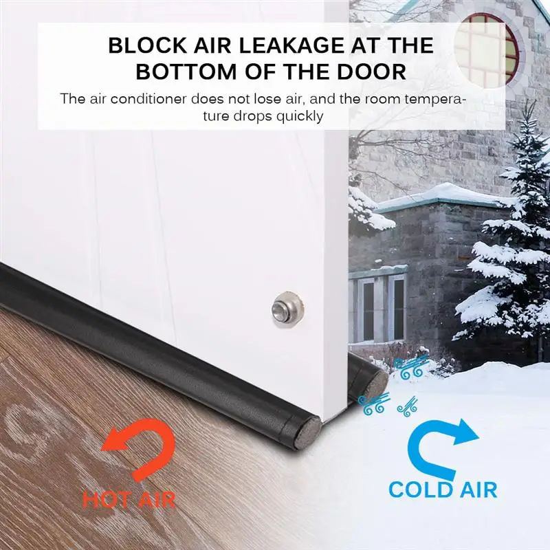 Гибкая уплотнительная полоса для нижней двери лента уплотнитель защита от ветра