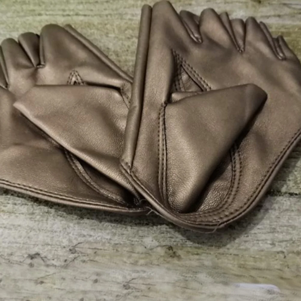 

Sexy Women's Gloves Half Finger Gloves Classic Fingerless Driving Show Pole Dance Performing Gloves Fashion PU Leather Gloves