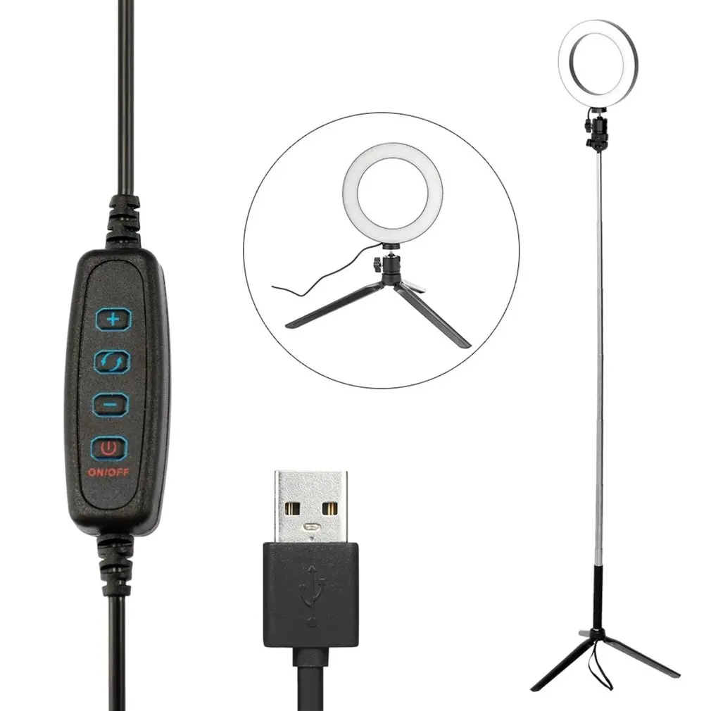 

Universal Mobile Phone Live Broadcast Light Bracket Beauty Ring Fill Light Three Color Temperature Fill Light