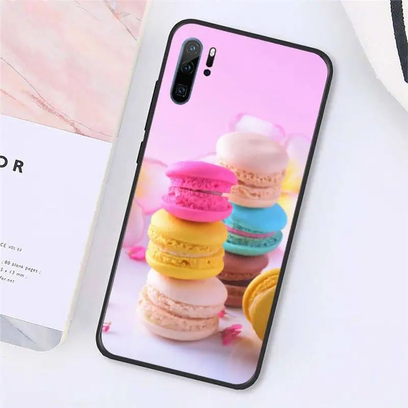 

Macaron Dessert ice cream Food Phone Case For Huawei honor Mate P 10 20 30 40 Pro 10i 9 10 20 8x Lite Y91C V17 6.38 6.44