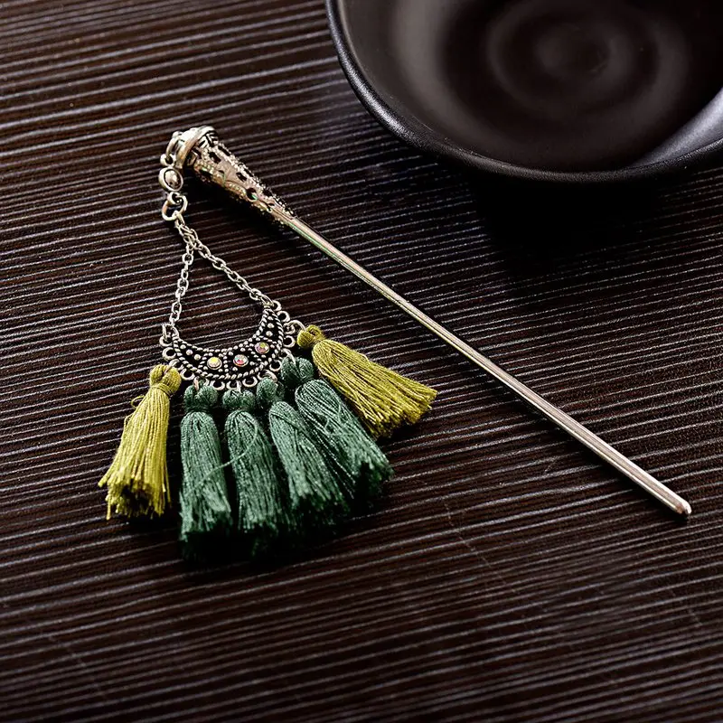 Женские винтажные шпильки для волос в китайском стиле богемные этнические из