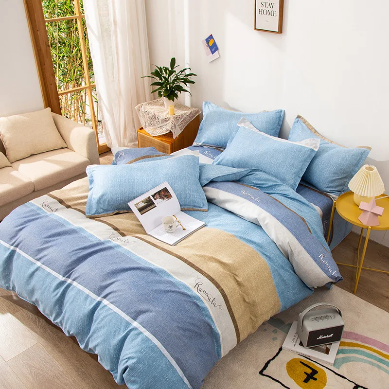 

ELKA Comforter Bedding Sets Home Bedroom Comforter Set Queen Size Bed Sheets Set Oceania